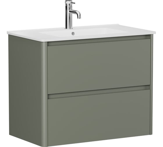 Тумба ALLEN BRAU 1.370009.CGM GRAVITY 80, 2 ящика, олива матовый (346141) 00346141