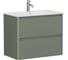 Тумба ALLEN BRAU 1.370009.CGM GRAVITY 80, 2 ящика, олива матовый (346141) 00346141 1