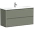 Тумба ALLEN BRAU 1.370011.CGM GRAVITY 120, 2 ящика, олива матовый (346153) 00346153 1