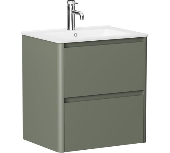 Тумба ALLEN BRAU 1.370008.CGM GRAVITY 60, 2 ящика, олива матовый (346135) 00346135