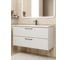 Тумба под раковину для ванной uperwood Foster New_100 см, подвесная, белая TFosterNEW100w 1
