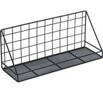 Полка для ванной ZDK Homium черный, 35x12x15 см shelf5black