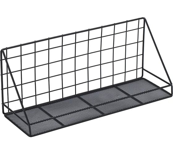 Полка для ванной ZDK Homium черный, 35x12x15 см shelf5black