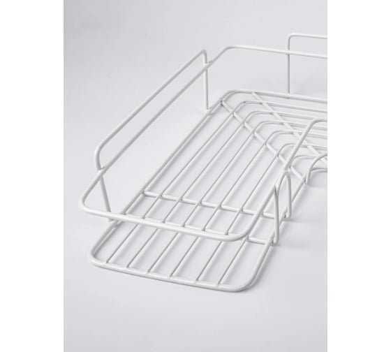 Полка для ванной ZDK Homium белый, 26.5x26.5x6 см shelf2white