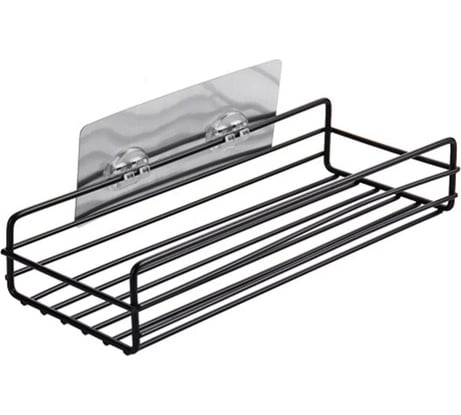 Полка для ванной ZDK Homium черный, 27x11x5.5 см shelf6black