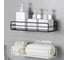 Полка для ванной ZDK Homium черный, 27x11x5.5 см shelf6black 3