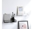 Полка для ванной ZDK Homium черный, 27x11x5.5 см shelf6black 6
