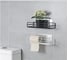 Полка для ванной ZDK Homium черный, 27x11x5.5 см shelf6black 9
