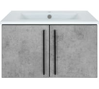 Подвесная тумба Brevita ROCK-75 прямая, светло-серый ROCK-06075-48-2