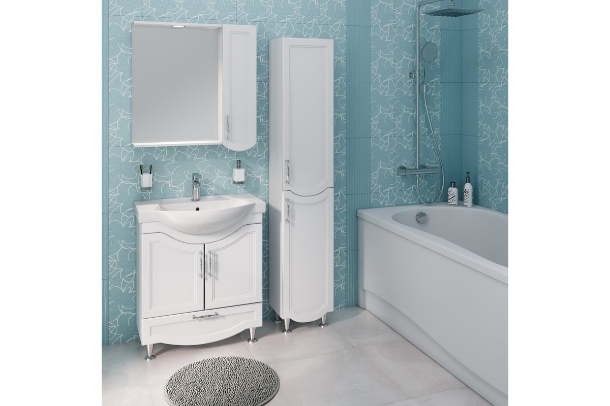 Тумба Runo НЕАПОЛЬ 75 под умывальник Элеганс 75 00-00001034 - выгодная ...