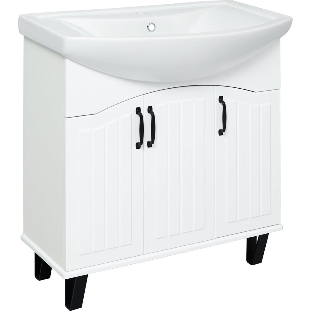 Тумба Runo МАРСЕЛЬ 80 под умывальник Балтика 80 00-00000999 - выгодная ...