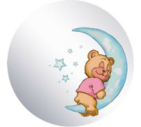 Зеркало MAUNFELD Lustro Mis (круг с рисунком, 50x50)