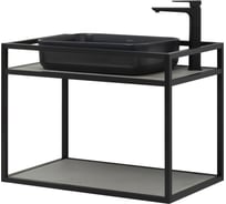 Подвесная консоль под раковину ALLEN BRAU Liberty 75 1.33001.BB черный 00274332