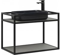 Подвесная консоль под раковину ALLEN BRAU Liberty 75 1.33001.BB черный 00274332