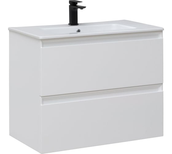 Тумба под раковину ALLEN BRAU Eclipse 1.E1002.WM 80 white matt 00273945