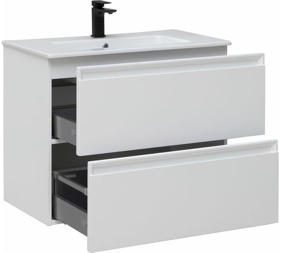 Тумба под раковину ALLEN BRAU Eclipse 1.E1002.WM 80 white matt 00273945