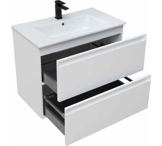 Тумба под раковину ALLEN BRAU Eclipse 1.E1002.WM 80 white matt 00273945
