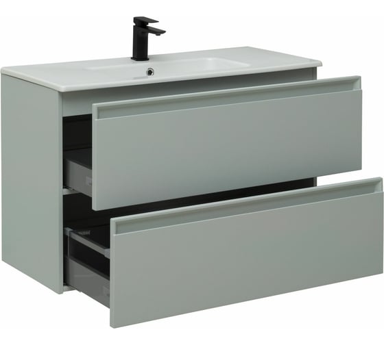 Тумба под раковину ALLEN BRAU Eclipse 1.E1003.PWM 100 рapyrus white matt 00273953