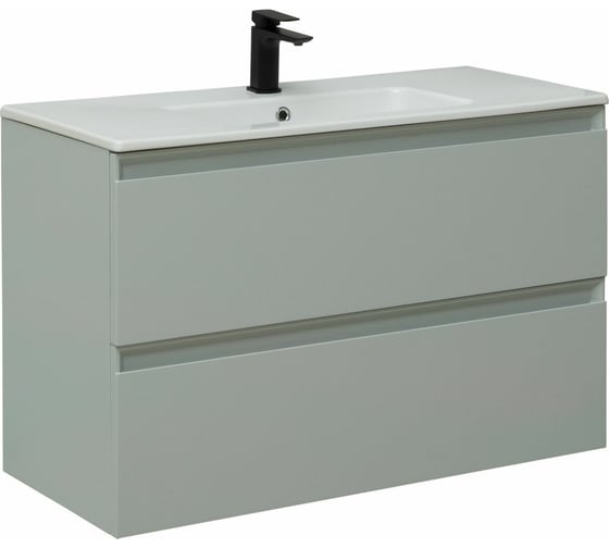 Тумба под раковину ALLEN BRAU Eclipse 1.E1003.PWM 100 рapyrus white matt 00273953
