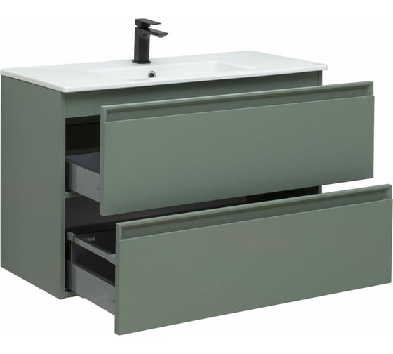 Тумба под раковину ALLEN BRAU Eclipse 1.E1003.CGM 100 cement grey matt 00273954