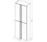 Шкаф-пенал ALLEN BRAU Eclipse 1.E1006.WM 60 white matt 00273969 6