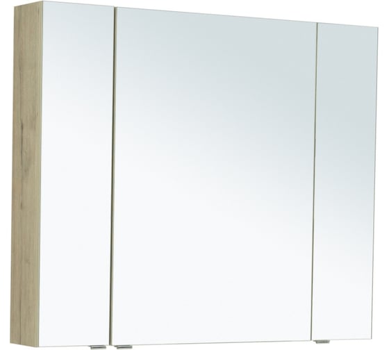 Зеркало Aquanet Алвита new 100 дуб веллингтон, белый 00277545 1