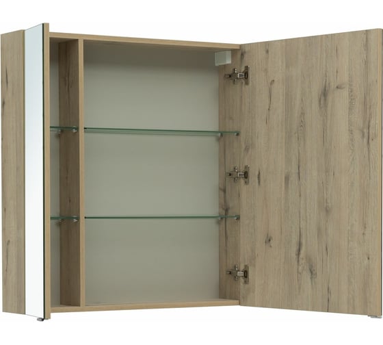 Зеркало Aquanet Алвита new 80 дуб веллингтон, белый (277537) 00277537