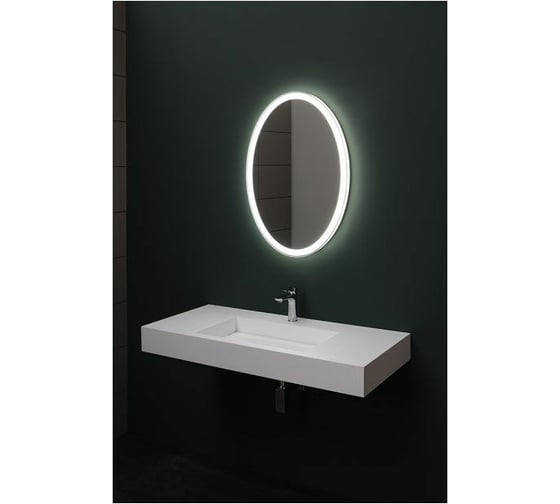 Зеркало Aquanet Комо 6085 с LED подсветкой, 600x850x32 мм (196667) 00196667