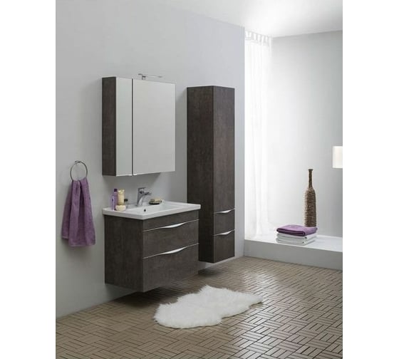 Зеркало Aquanet Эвора 80 дуб антик 00182741