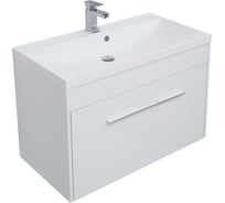 Тумба Aquanet Августа 90 белый (ручка хром) (274019) 00274019