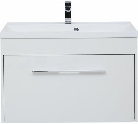 Тумба Aquanet Августа 90 белый (ручка хром) (274019) 00274019
