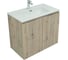 Тумба Aquanet Алвита new 80 подвесная 2 двери, дуб веллингтон белый (277529) 00277529 1