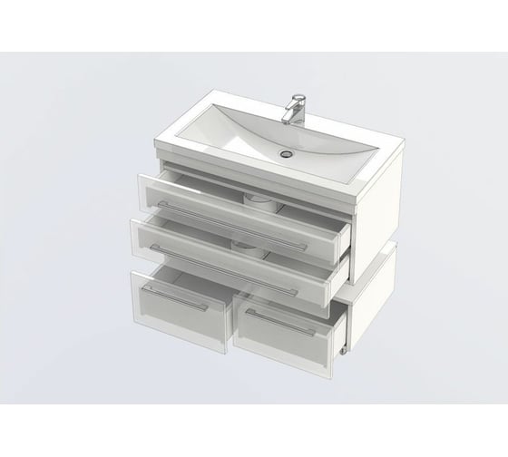 Тумба Aquanet Нота 90 (005) венге (171493) 00171493