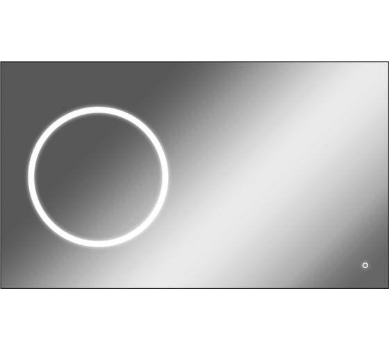Зеркало Sansa Eclipse 120 black с подсветкой SE1033Z 1