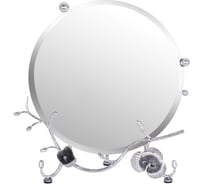 Настольное зеркало BOGACHO Орхидея серебристого цвета 79065/серебристый