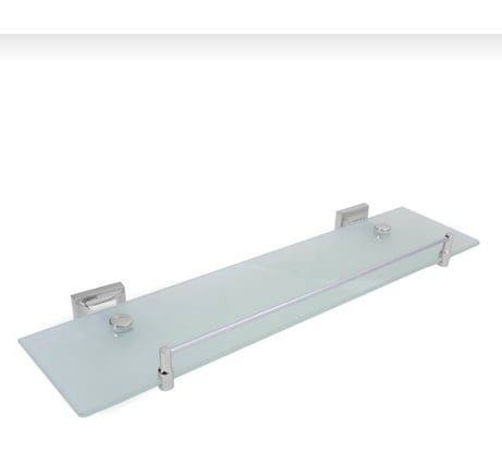 Стеклянная полка с бортиком Аквалиния 88153