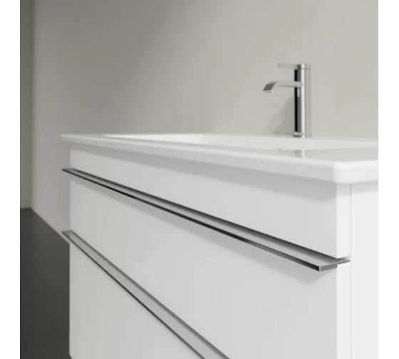 Тумба под раковину Villeroy & Boch Venticello A926 01 DH белый глянец, ручки хром 00245357