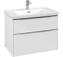 Тумба под раковину Villeroy & Boch Subway 3.0 80 C57400VE Brilliant White 00297648