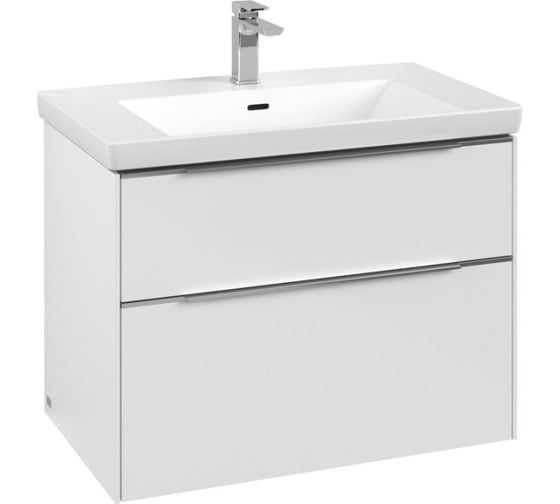 Тумба под раковину Villeroy & Boch Subway 3.0 80 C57400VE Brilliant White 00297648 1