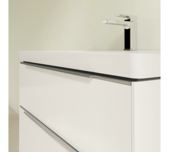 Тумба под раковину Villeroy & Boch Subway 3.0 80 C57400VE Brilliant White 00297648