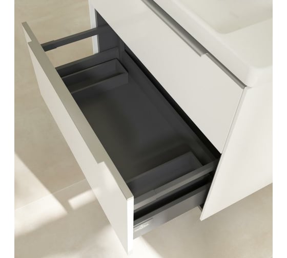 Тумба под раковину Villeroy & Boch Subway 3.0 80 C57400VE Brilliant White 00297648