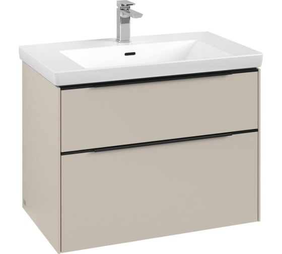 Тумба под раковину Villeroy & Boch Subway 3.0 80 C57401VN Cashmere Grey 00297651