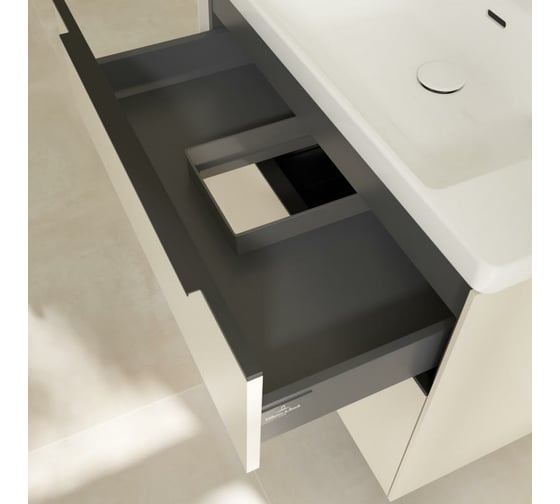 Тумба под раковину Villeroy & Boch Subway 3.0 80 C57401VN Cashmere Grey 00297651