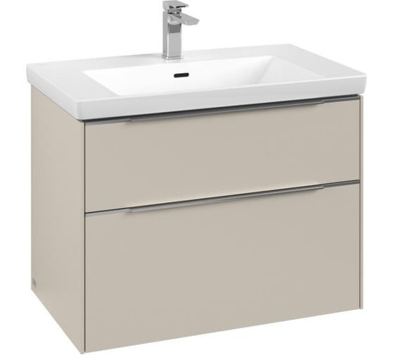 Тумба под раковину Villeroy & Boch Subway 3.0 80 C57400VN Cashmere Grey 00297650