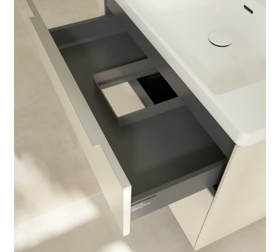 Тумба под раковину Villeroy & Boch Subway 3.0 80 C57400VN Cashmere Grey 00297650