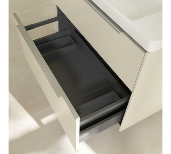 Тумба под раковину Villeroy & Boch Subway 3.0 80 C57400VN Cashmere Grey 00297650