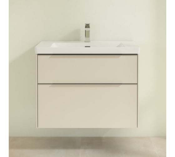 Тумба под раковину Villeroy & Boch Subway 3.0 80 C57400VN Cashmere Grey 00297650