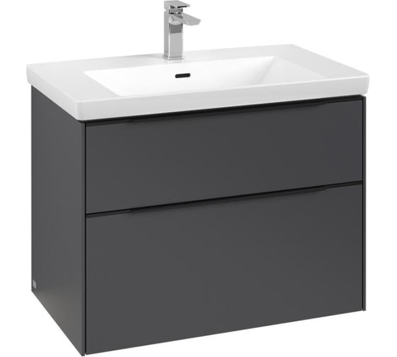 Тумба под раковину Villeroy & Boch Subway 3.0 80 C57401VR Graphite 00297655 1