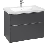 Тумба под раковину Villeroy & Boch Subway 3.0 80 C57400VR Graphite 00297654