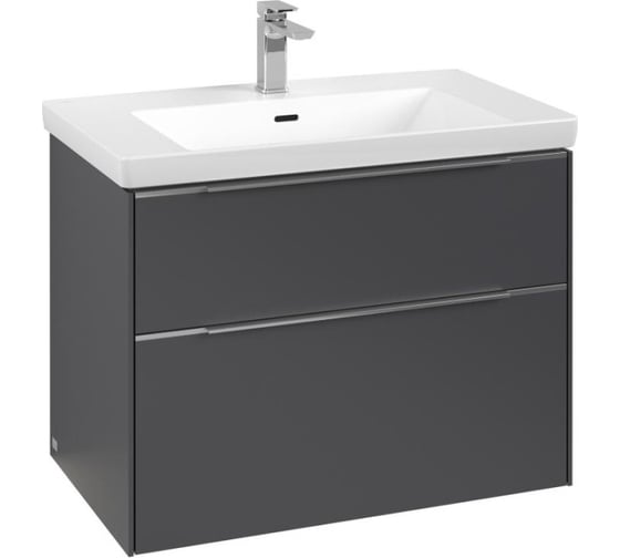 Тумба под раковину Villeroy & Boch Subway 3.0 80 C57400VR Graphite 00297654